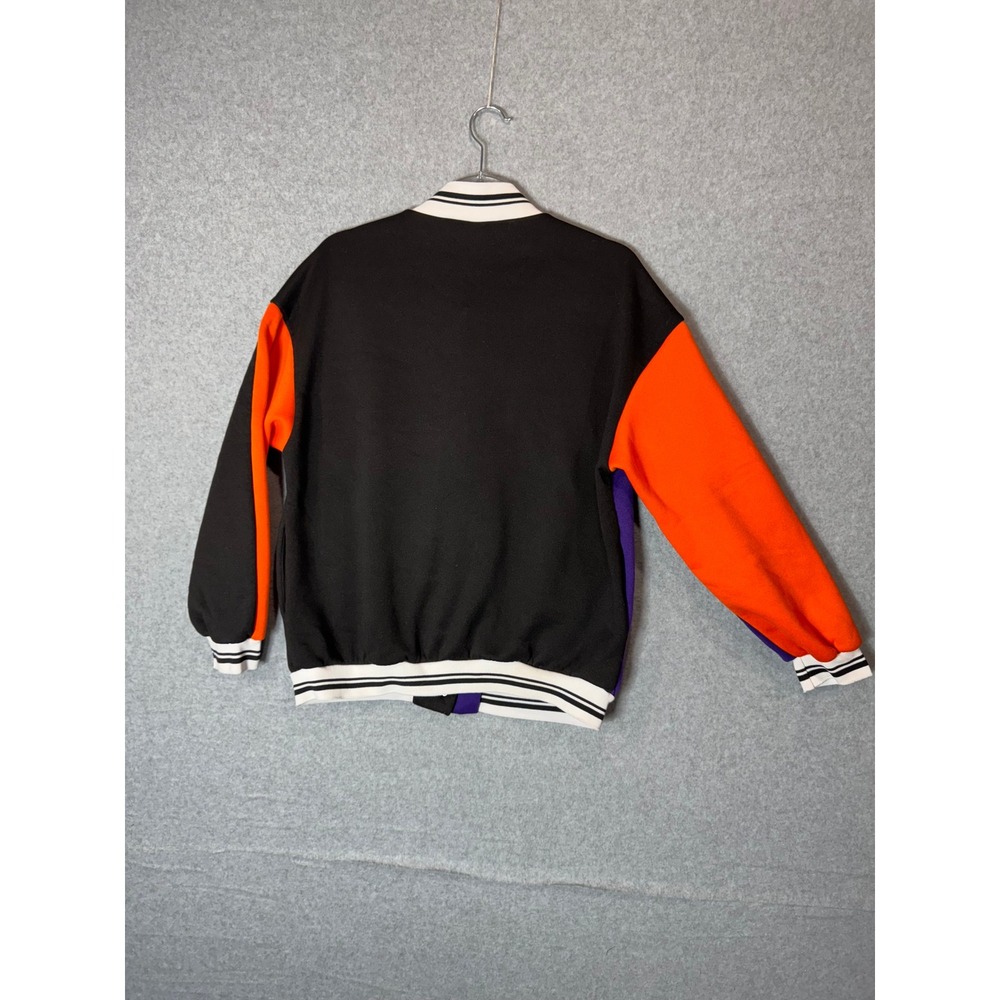 Shein Varsity Jacket Basketball Graphic‎ Color Block Jacket Women's M - Picture 7 of 14